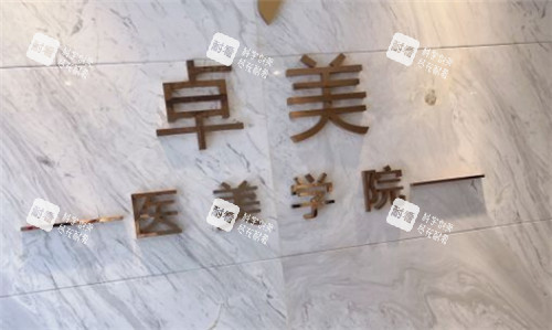 武漢硚口卓美整形logo墻