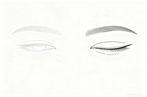 全切雙眼皮卡通圖