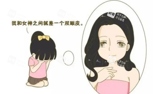 雙眼皮效果示意圖 雙眼皮效果示意圖