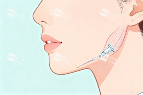 臉部注射美容卡通圖 臉部注射美容卡通圖