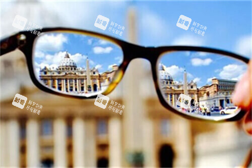 近視眼鏡看風景變化圖