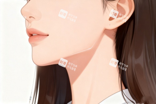 好看下頜線卡通圖