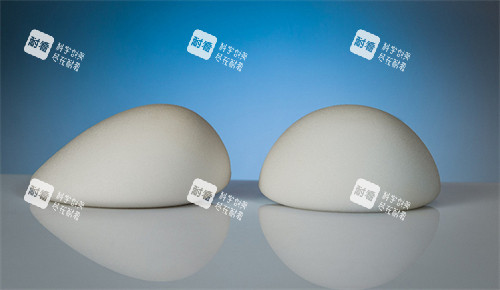 不同類型的隆胸假體