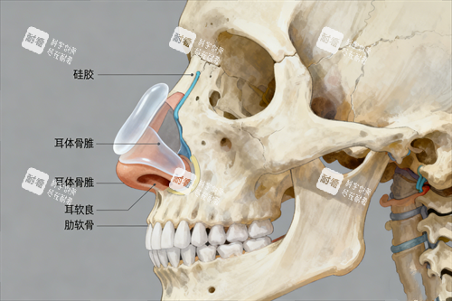 鼻子做整形模型圖