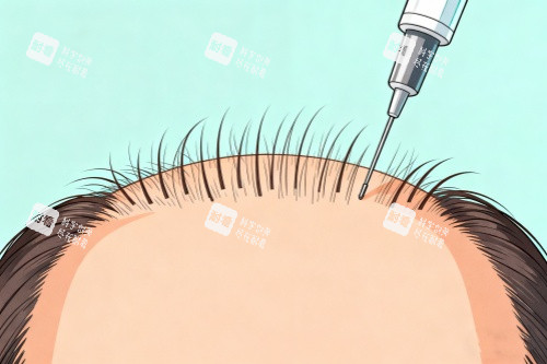 發(fā)際線種植卡通圖