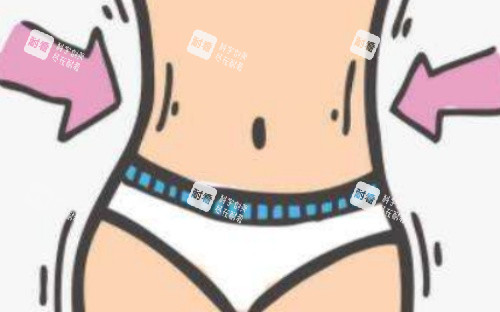肚子抽脂后示意圖