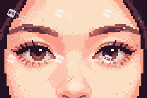 雙眼皮像素畫