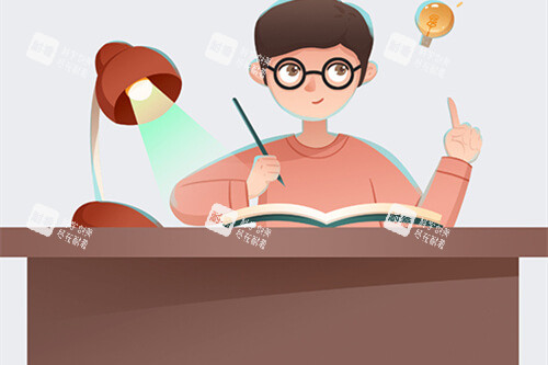 近視眼人物漫畫(huà)圖