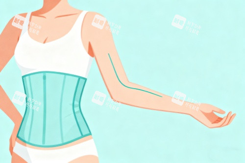 腰腹部做吸脂展示圖