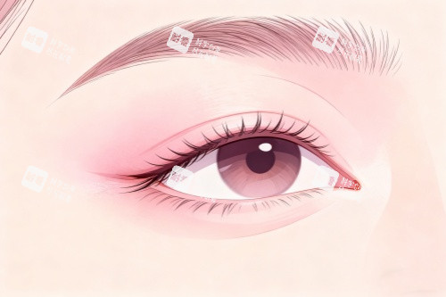 好看雙眼皮卡通展示