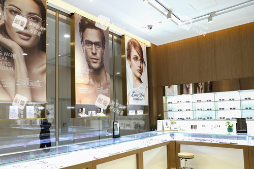 北京?，斄猪槼毖劭漆t(yī)院配鏡區(qū)圖