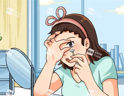 RGP眼鏡佩戴過程