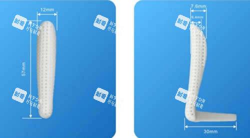 不同形狀的隆鼻材料