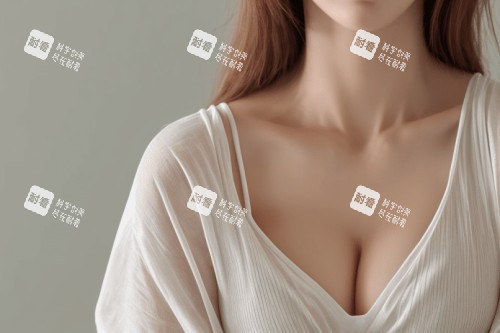 隆胸手術(shù)示意圖